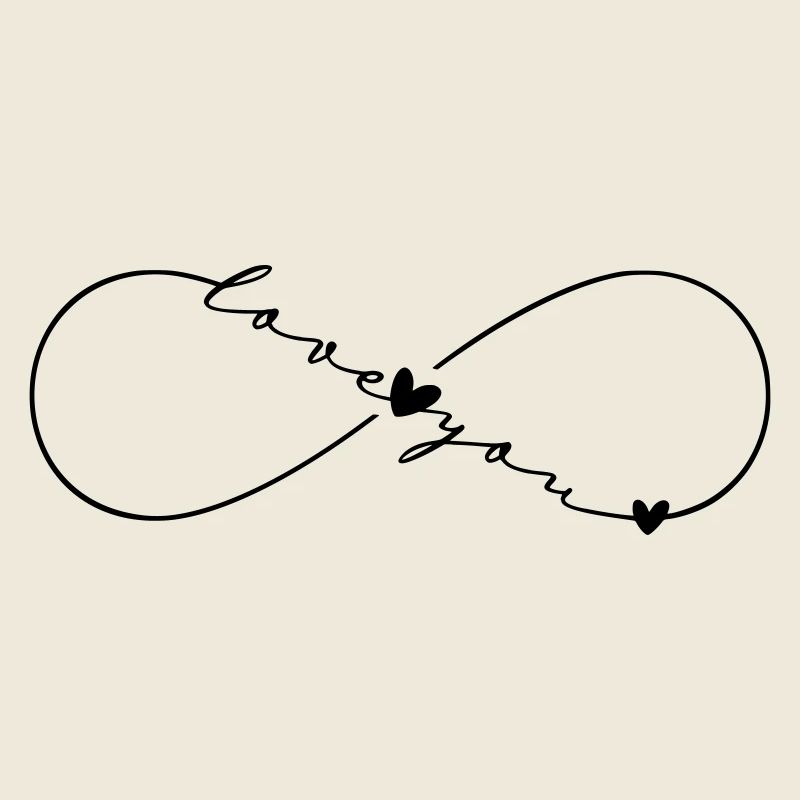 Love You Infinity Symbol