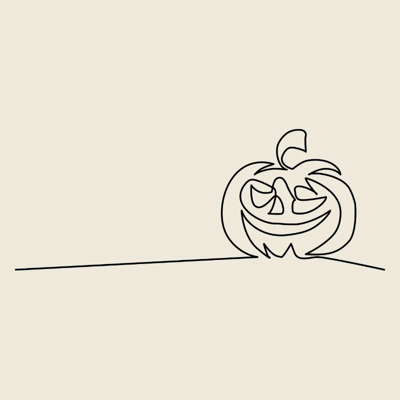 Line Art Pumpkin