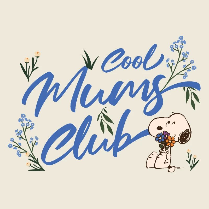 Peanuts Design Cool Mums Club Mit Snoopy