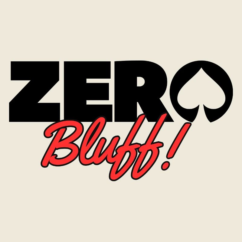 Poker-Zero Bluff Noir