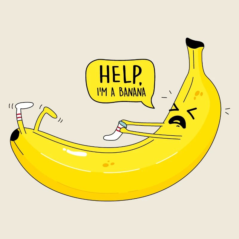 Banane et chaussette