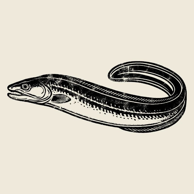 Anguille - Poisson - Cadeau de pêcheur