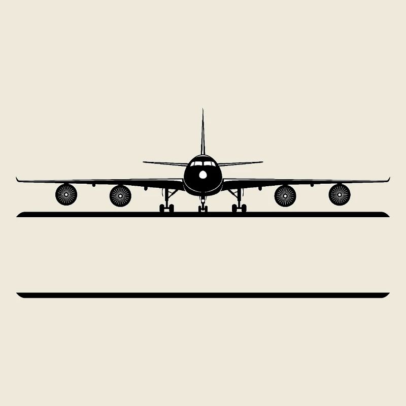 Étiquette nominative de l’avion