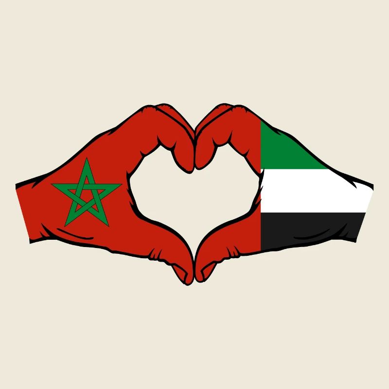 Maroc Émirats Arabes Unis Cœur