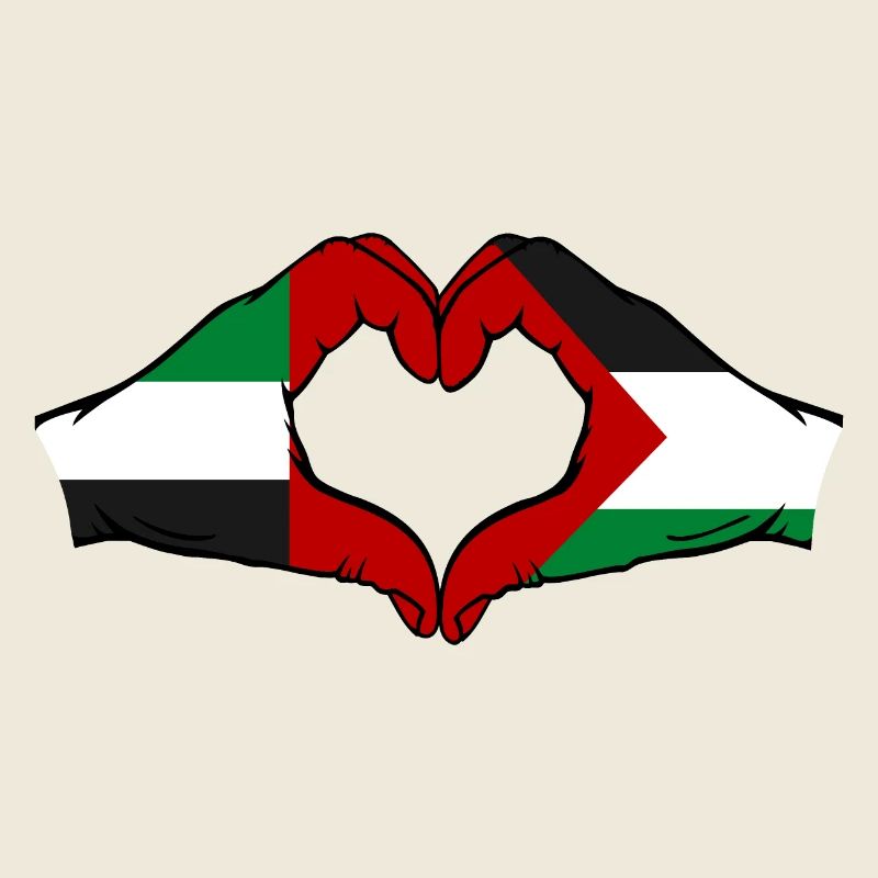 Émirats arabes unis Palestine Cœur