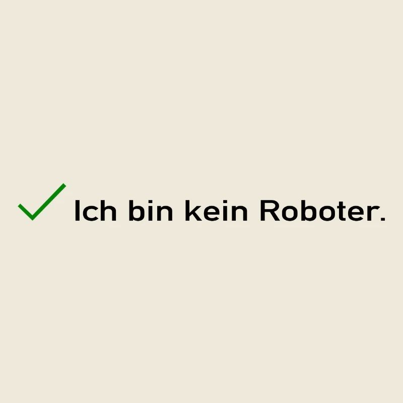 Ich bin kein Roboter