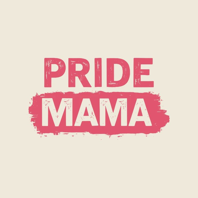 Proud PRIDE MAMA Statement for Rainbow Families