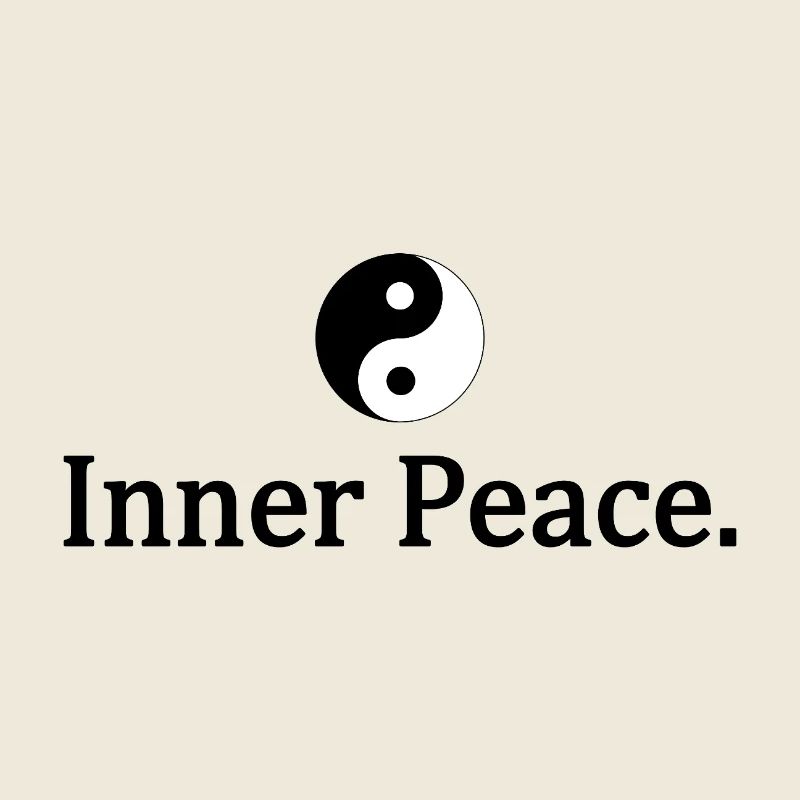 Yin und Yang Innerer Frieden Inner peace