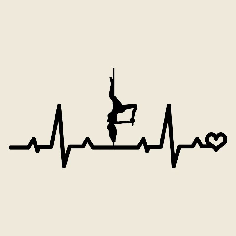 Pole Dance Danseuse ECG Fréquence cardiaque Pouls Danse