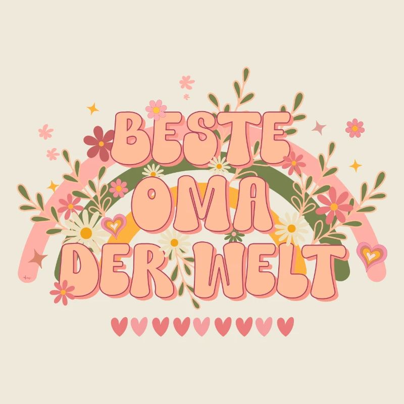 Großmuttertags-Geschenk beste Oma der Welt groovy