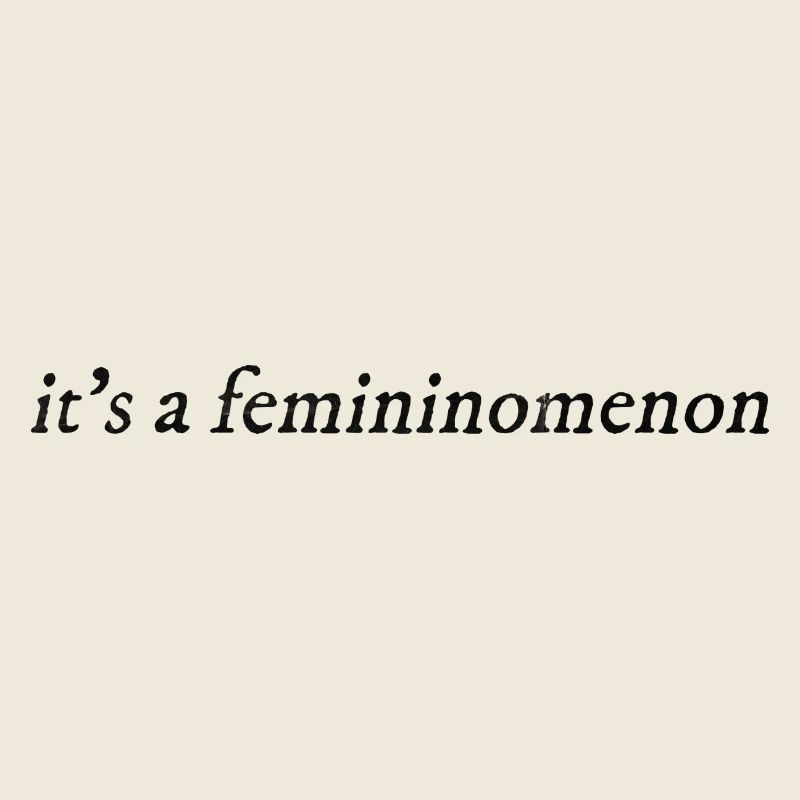 Es ist ein weibliches Omenon
