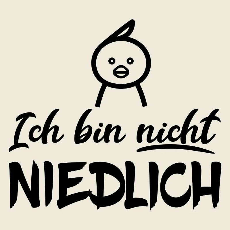 Ich bin nicht niedlich mit Vögelchen