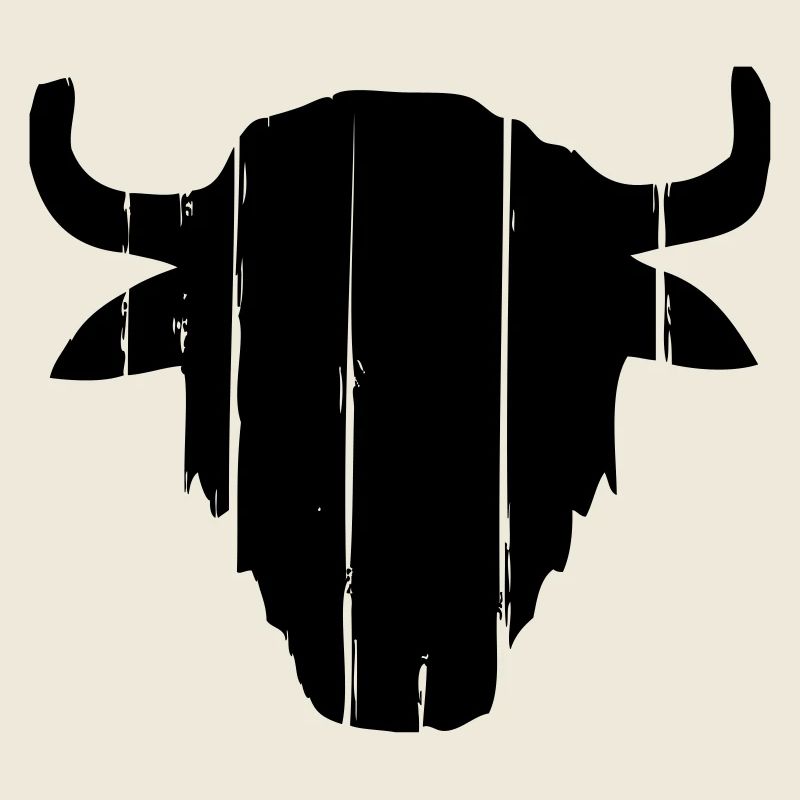 Vintage Buffalo Skull
