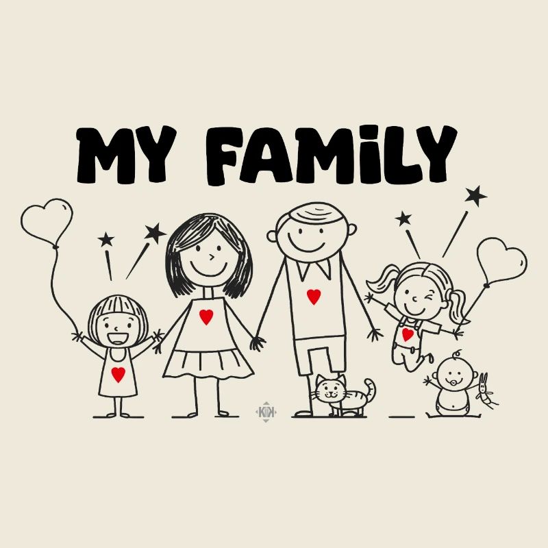 Mein Familiengeschenk Papa Mama 3 Mädchen