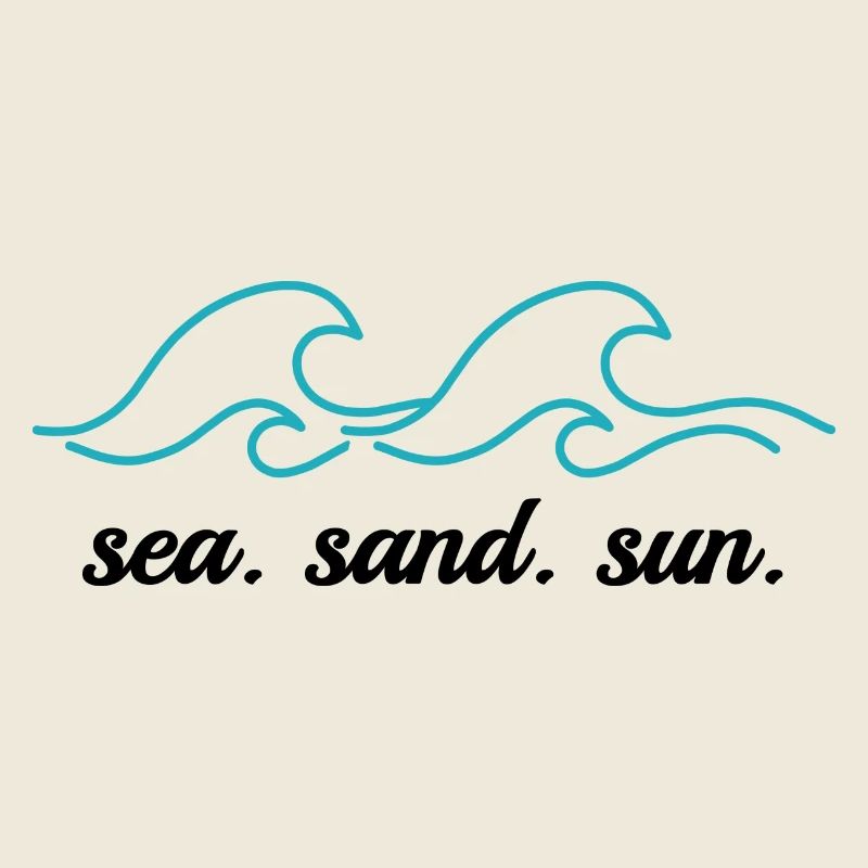 Vague, Mer, Sable, Soleil