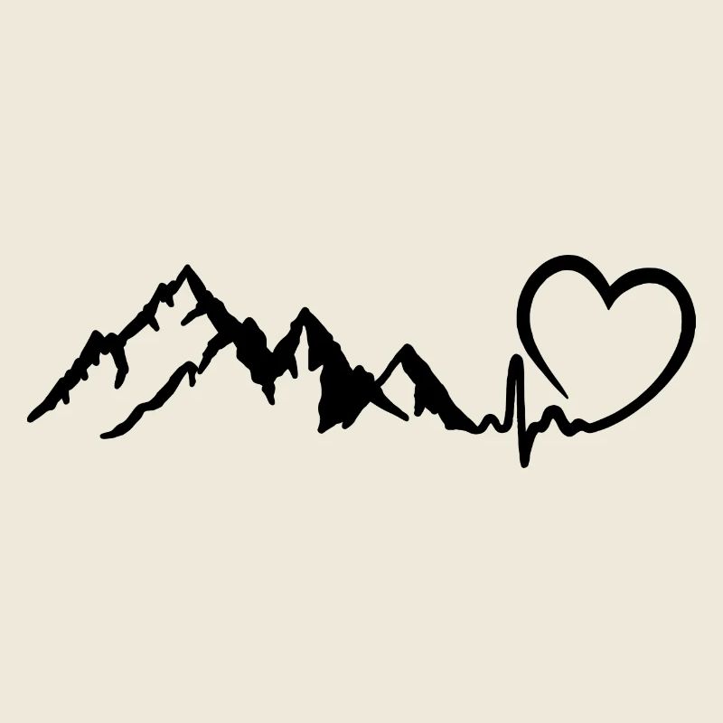 Berge Herzschlag Berg Liebe