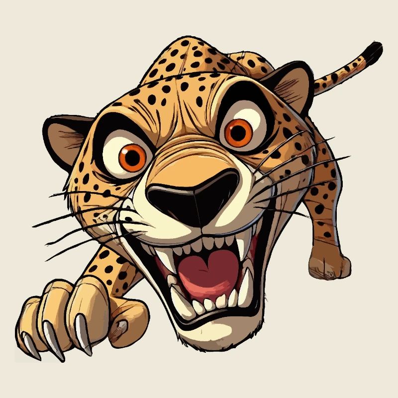 Cheetah attacks