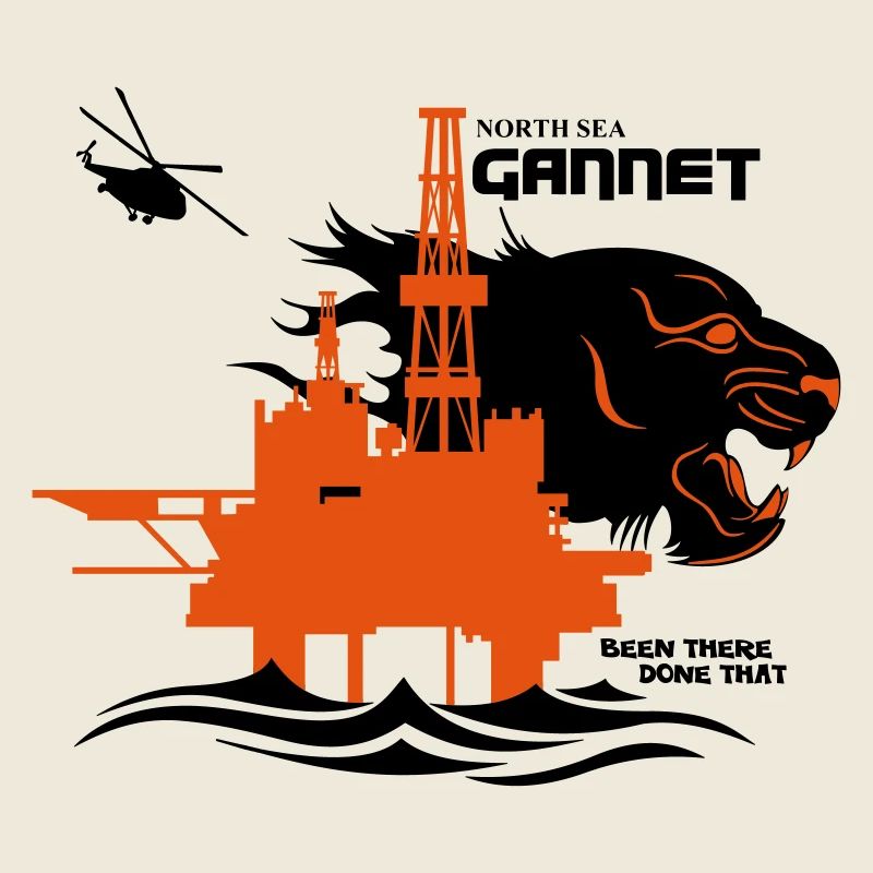 Gannet North Sea Oil Rig Platform Aberdeen