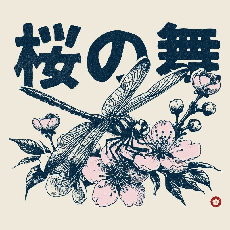 Libellule 'Danse des Sakura'