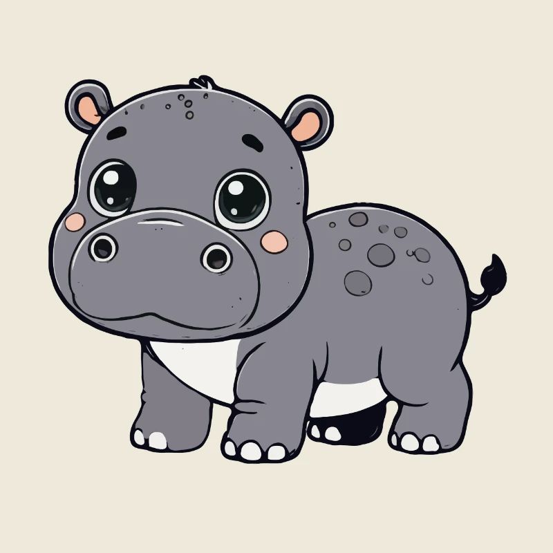 Hippopotamus child
