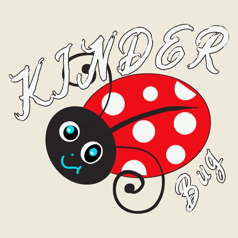 Kinder Bug Funny Cute Ladybug Kindergarten