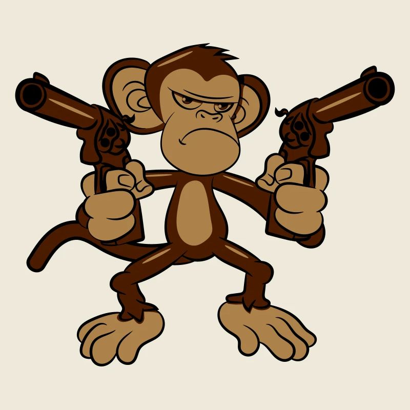 monkey pistols weapons