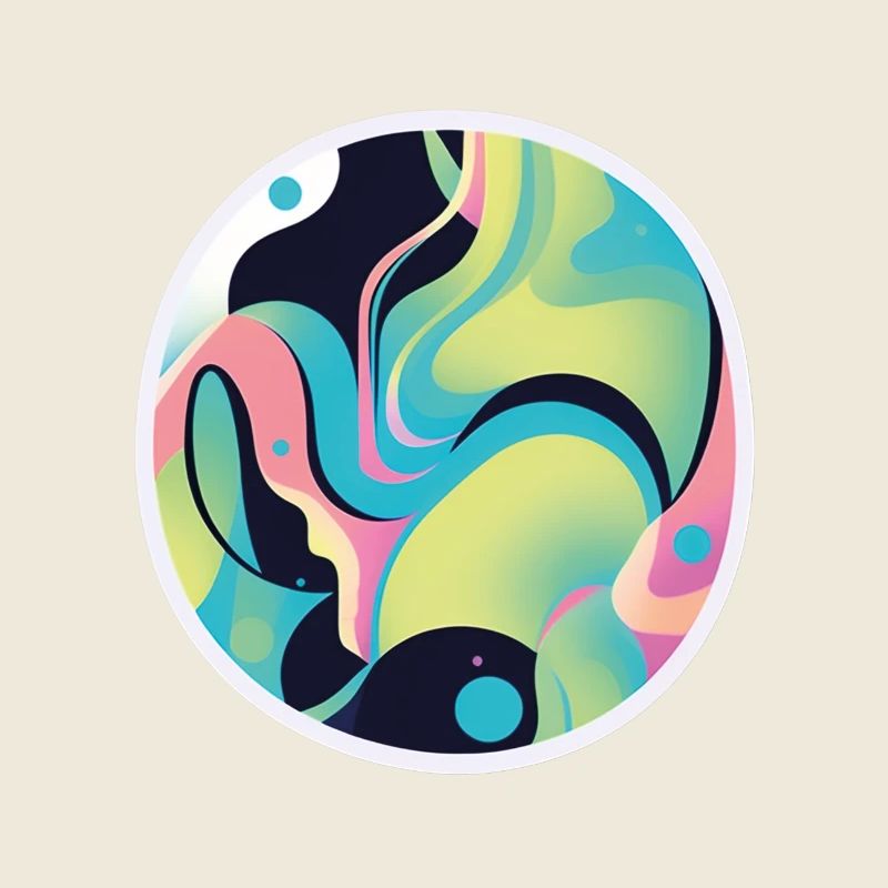 Vagues colorées : une mer de couleurs