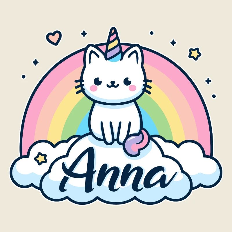 Anna Last name First name Unicorn cat