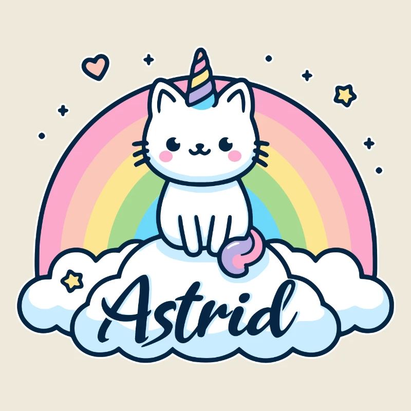 Astrid Name Vorname Einhornkatze