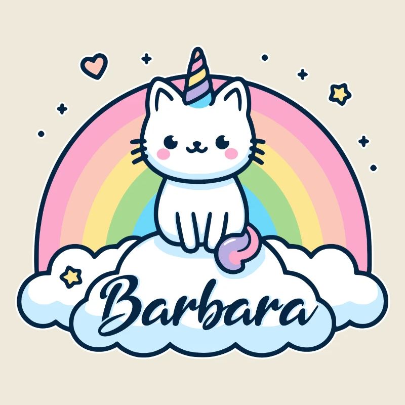 Barbara Nom Prénom Chat licorne