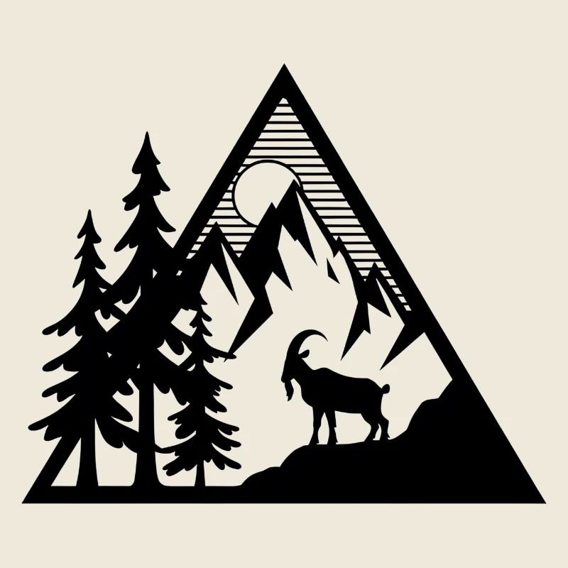 Alpen Berge Steinbock
