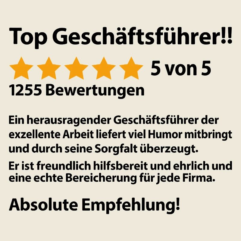 Geschäftsführer Abschiedsgeschenk Geschenkidee