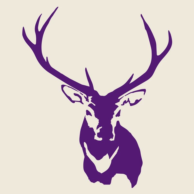 Red Stag Rentier mit Geweih