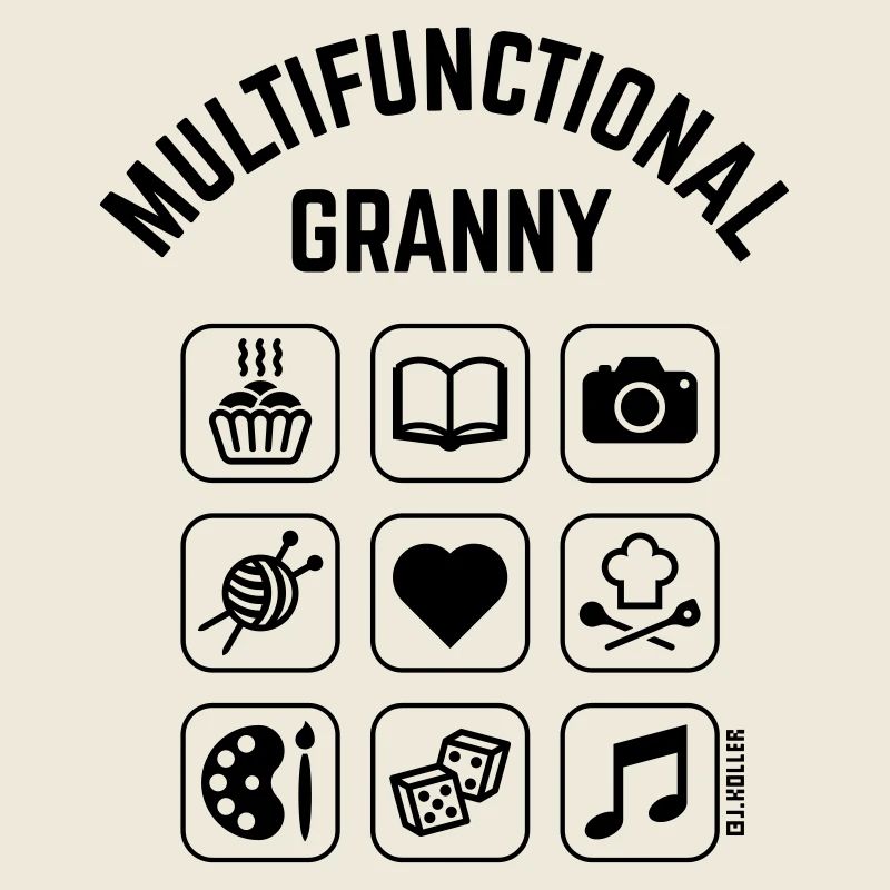 Mamie multifonctionnelle (9 icônes)