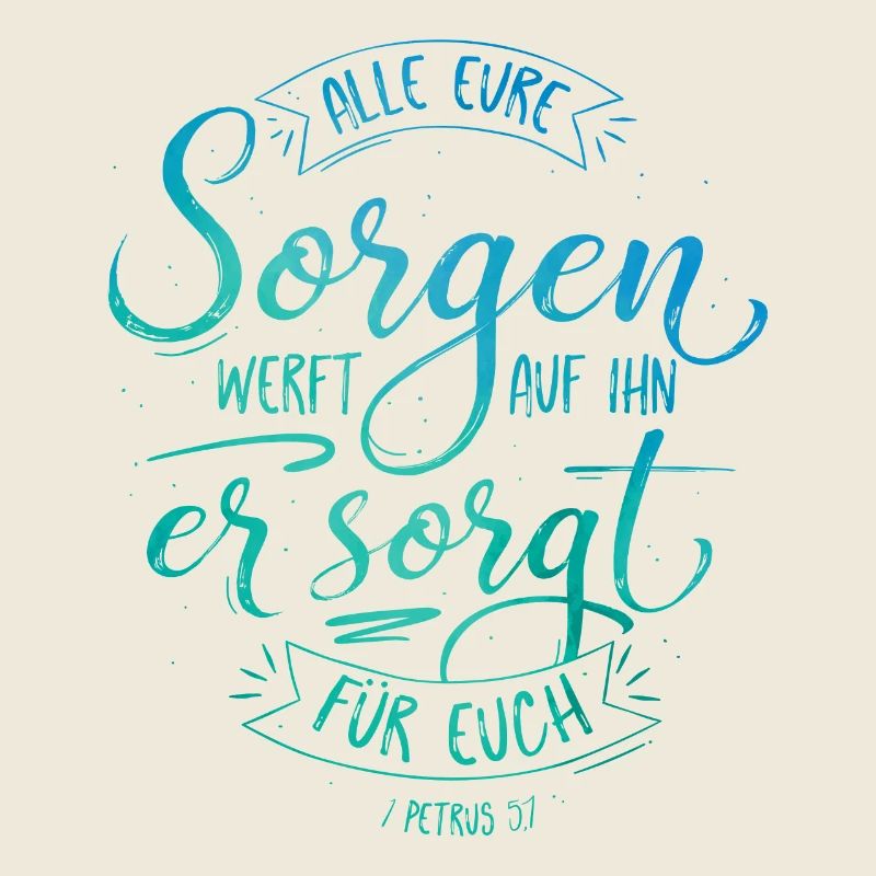 Cast all your sorrows on him