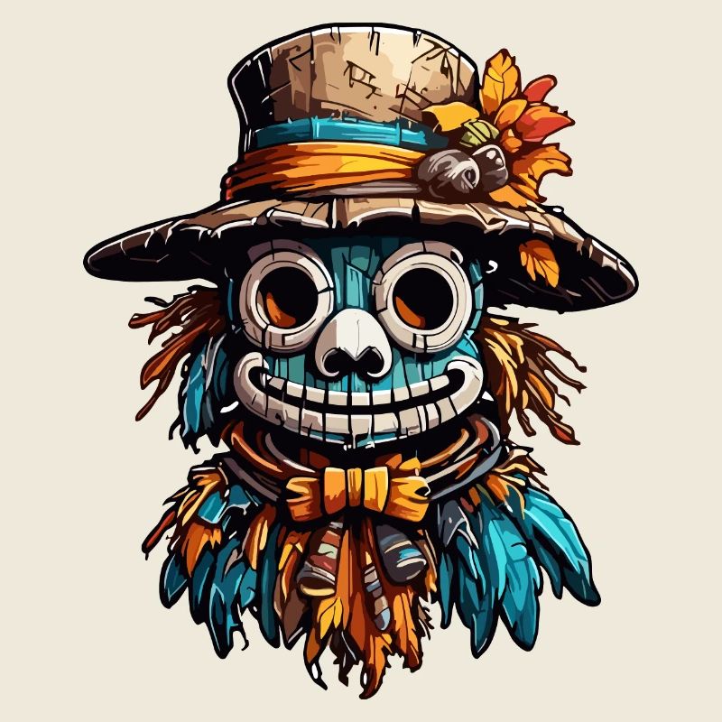 Vogelscheuche / Erntehelfer / Maisfeld / Feld