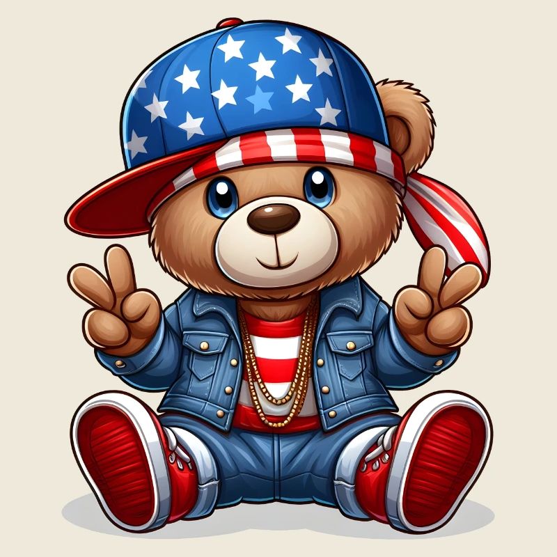 Cooler Teddybär