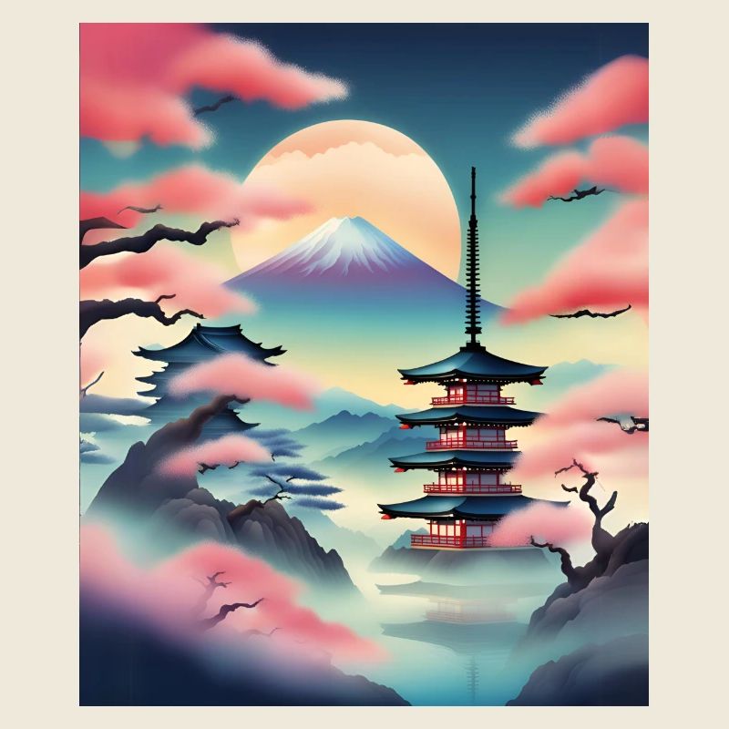 Beautiful japanese view