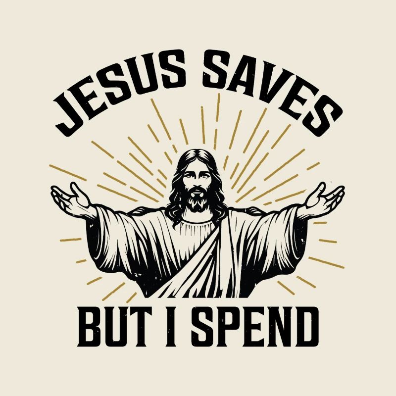 Jesus Saves But I Spend