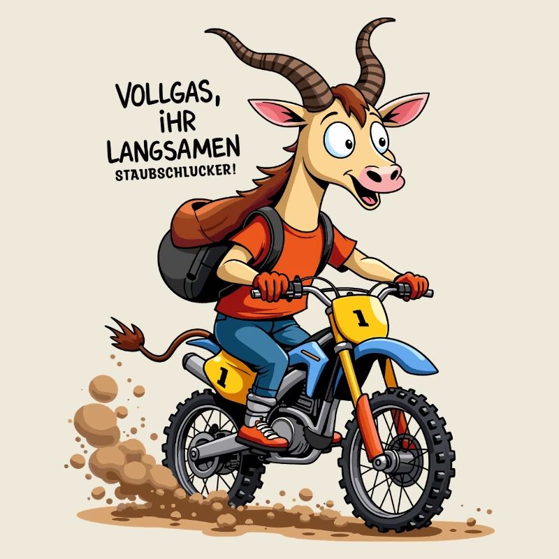 Taureau de motocross