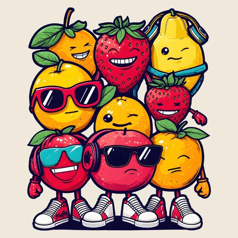 Fruit Squad – 🍓 🍊 🍉 Cartoon