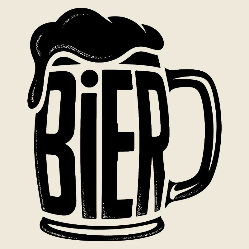 Bier - Funny Alcohol Logo