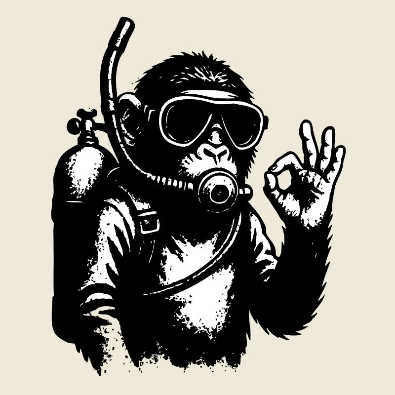 Diving Monkey Diving