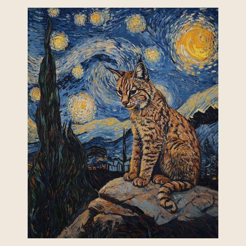 Luchs Van Gogh Style Starry 