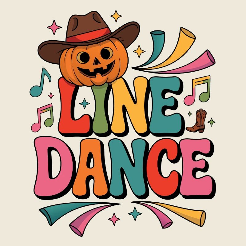 Pumpkin Line Dance Halloween