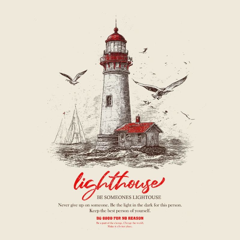 Phare au bord de la mer