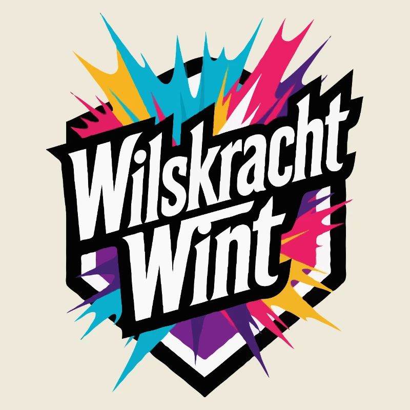 Willenskraft gewinnt: bunte Power-Motivation