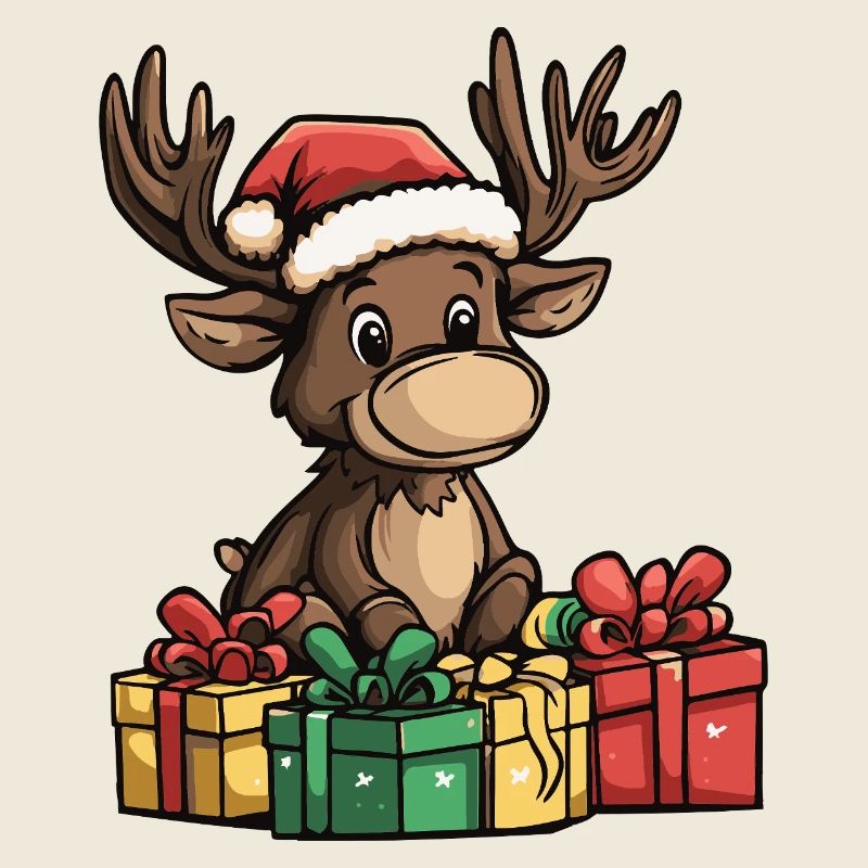 Elch Weihnachten Geschenke