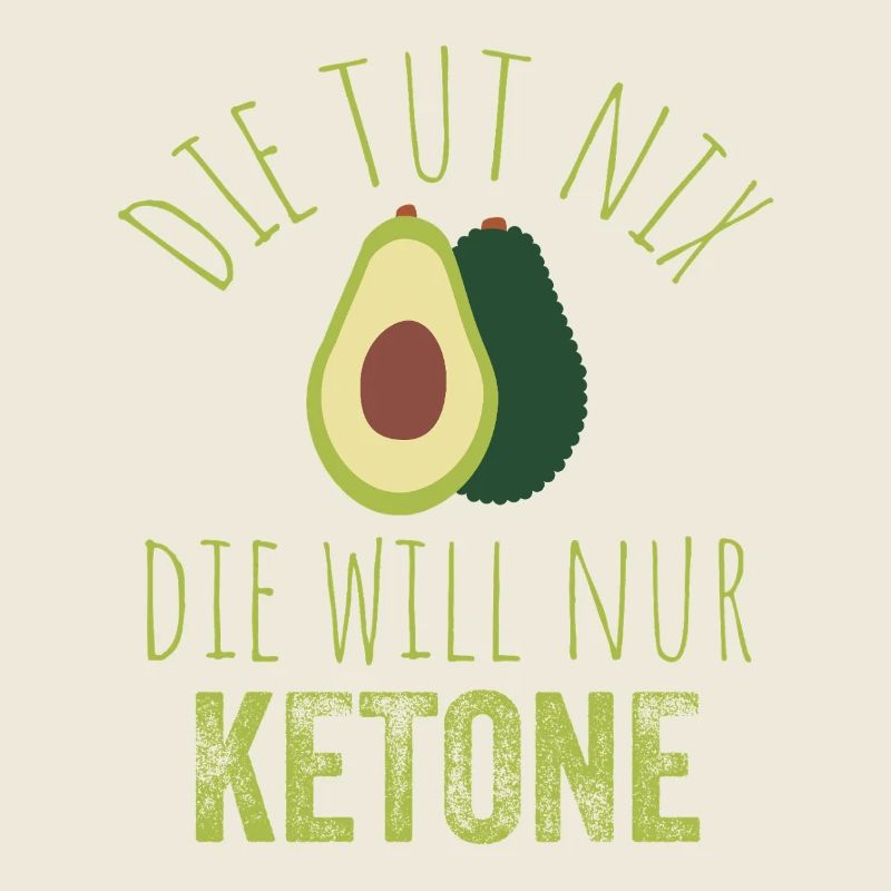 Avocado Keto Spruch Tee