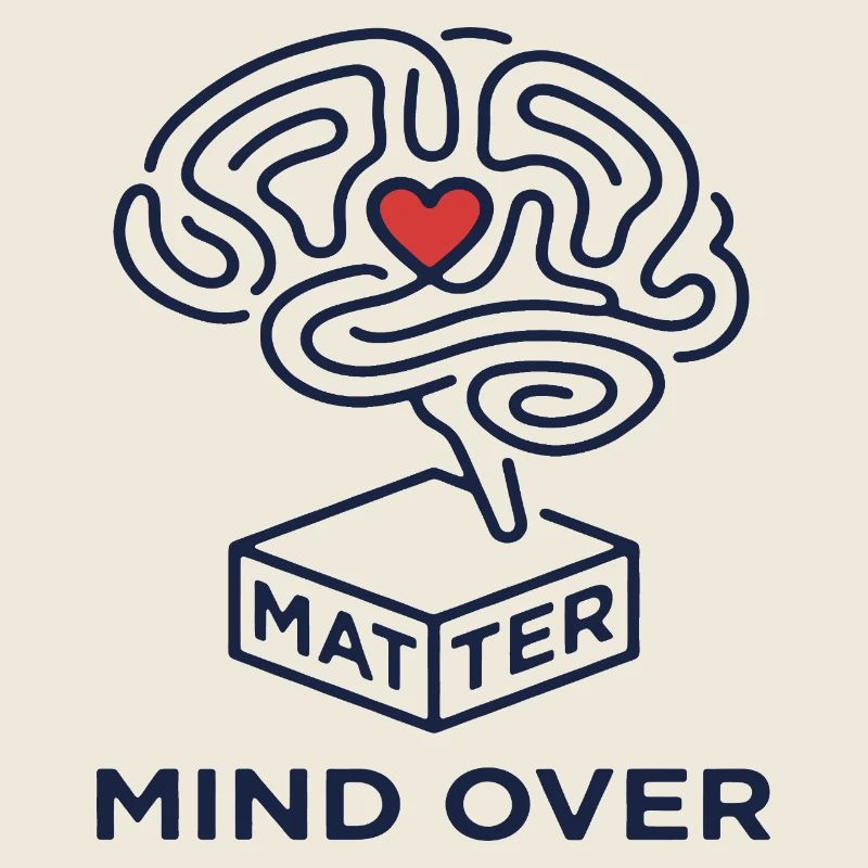Mind Over Matter – Heart and Mind Illustration